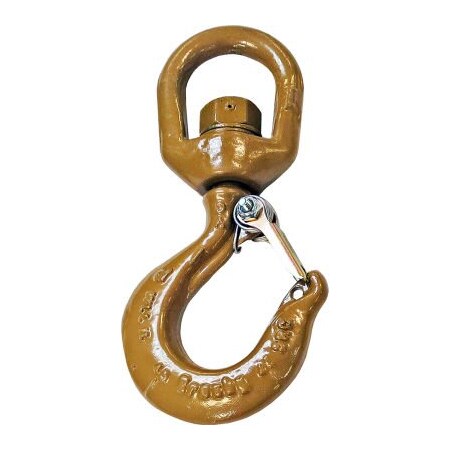 Mazzella Crosby L-322AN Alloy Hook Swivel w/Latch, 11T WLL 1048868
